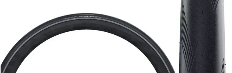 Schwalbe One Plus Performance 700x23c Wire Road Tire in Black