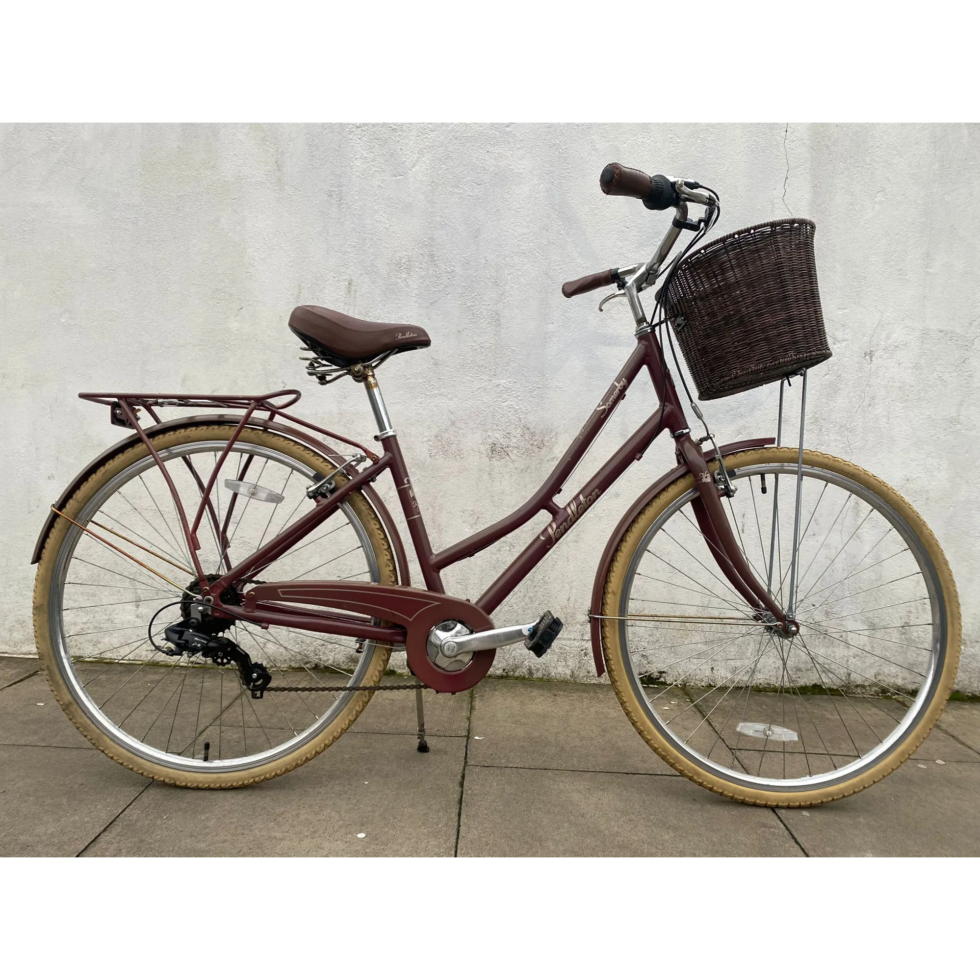 Red Pendleton Womens Bike Pendleton Somerby Hybrid Pendleton