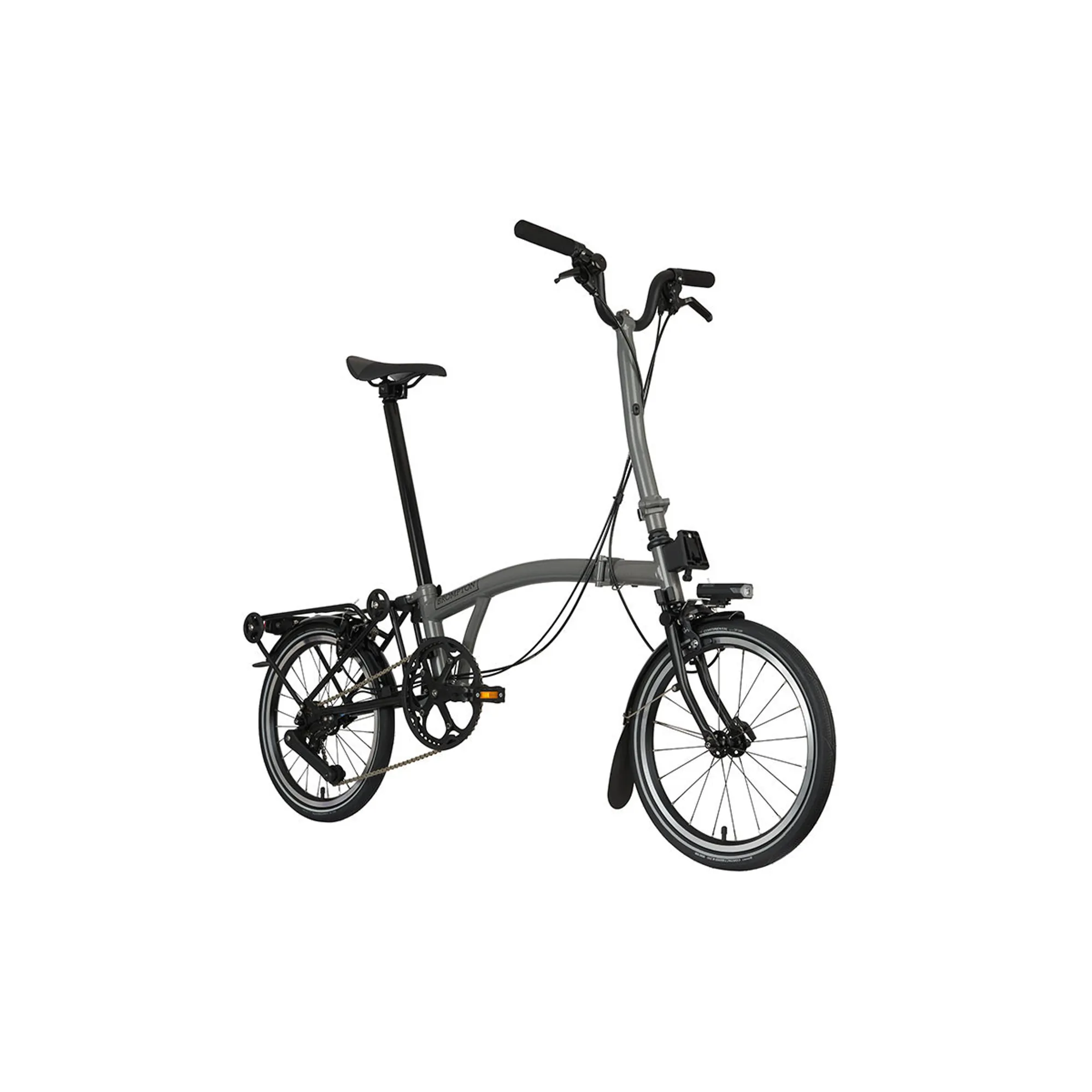 Fudge Cycles Fudges Cycles Brompton P Line H4L Storm Grey Effortless Urban