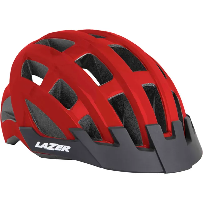 Lazer Compact Helmet in Red