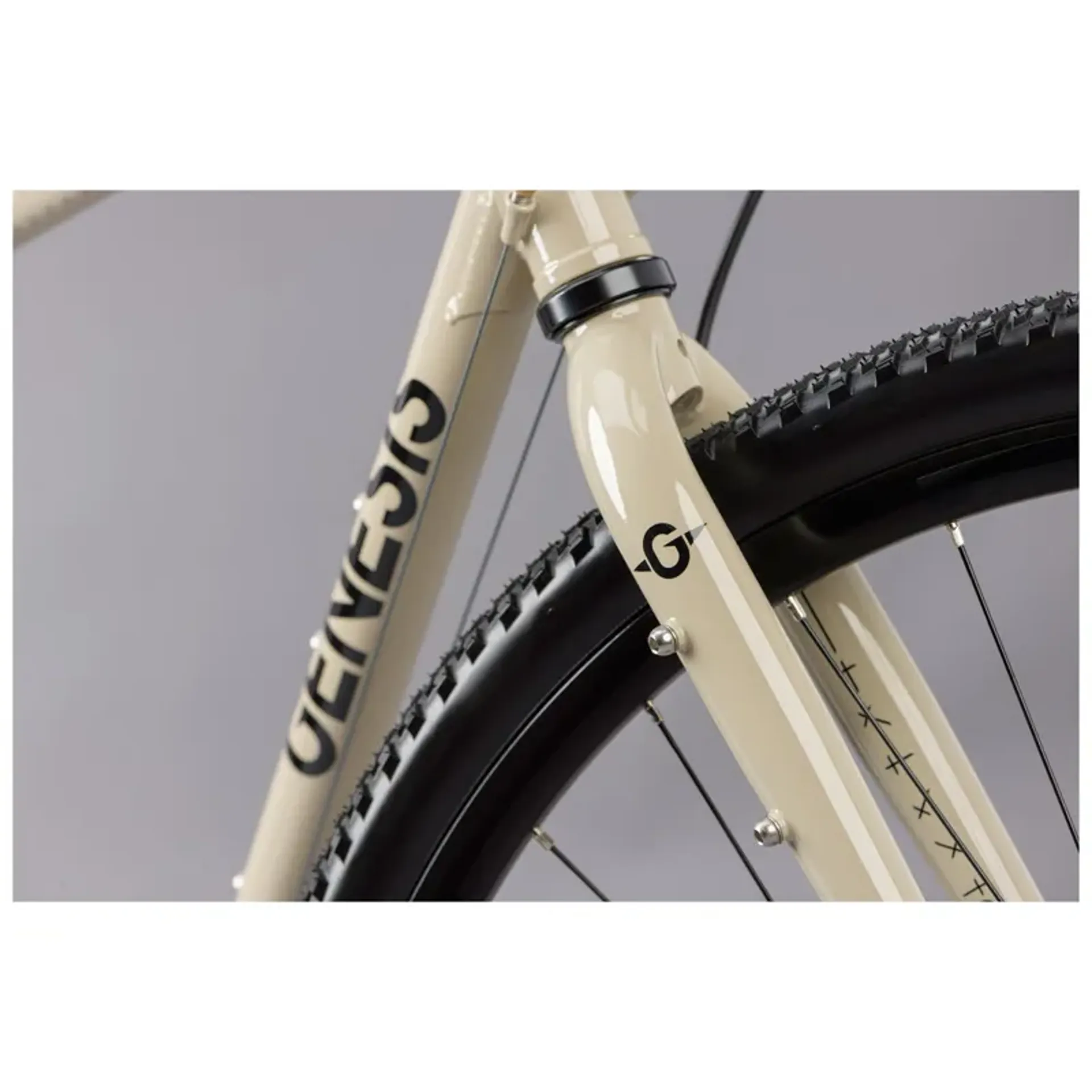 Genesis Croix De Fer 10 Steel Gravel Bike Beige Adventure Compa