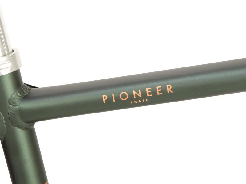 2020 Raleigh Pioneer Trail Crossbar 27.5 Hybrid Bike in Green-8