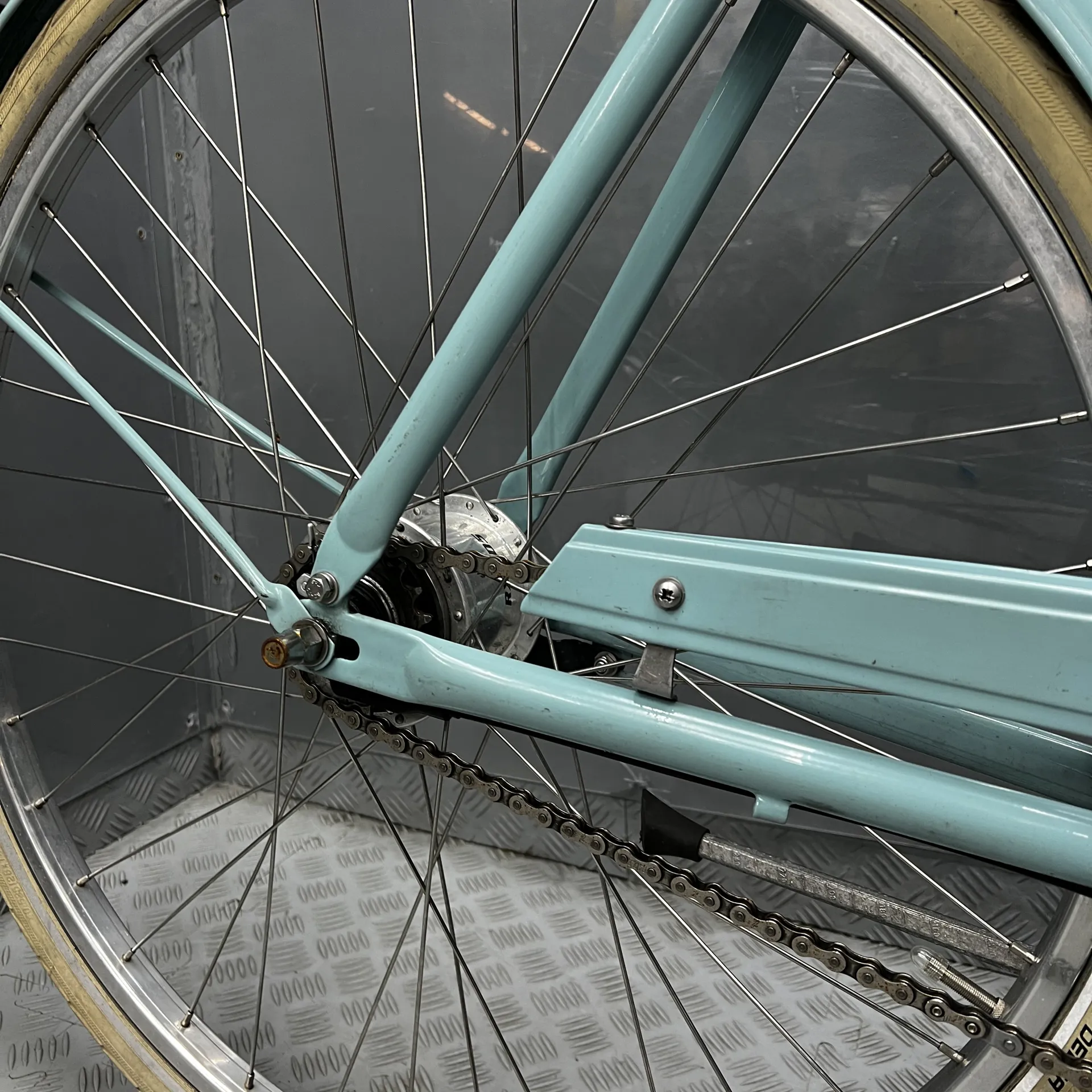 Pashley Brittania 22 Duck Egg Blue Refurbished fudges cycles bike