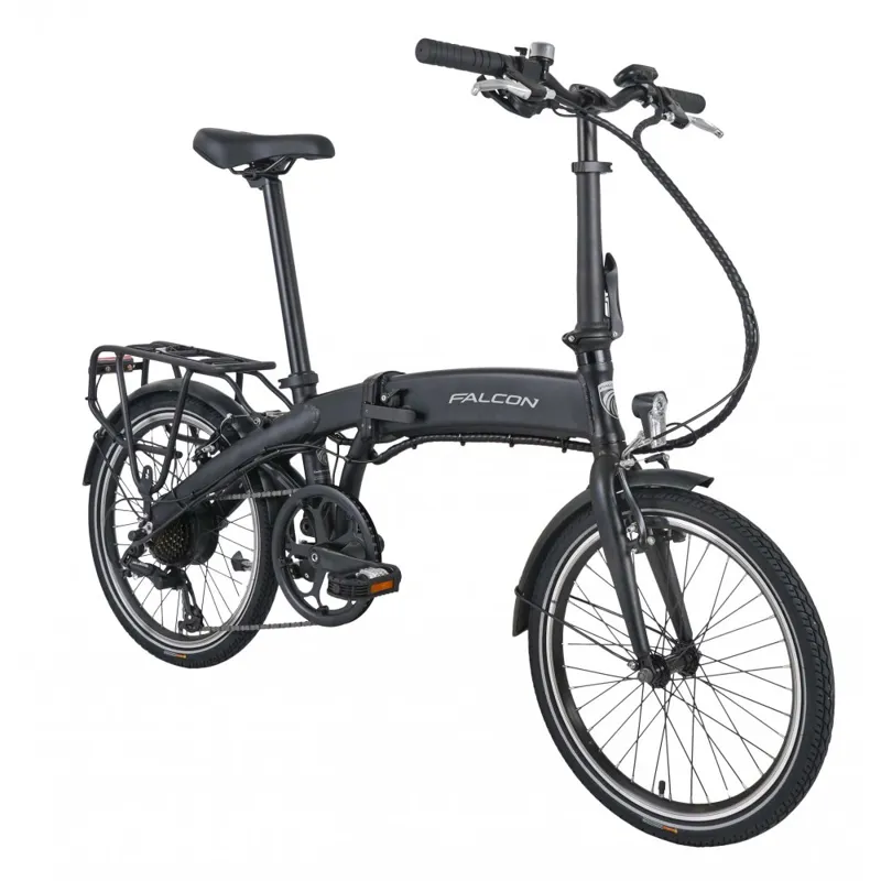 Falcon Flow Folding E-Bike - Black-1