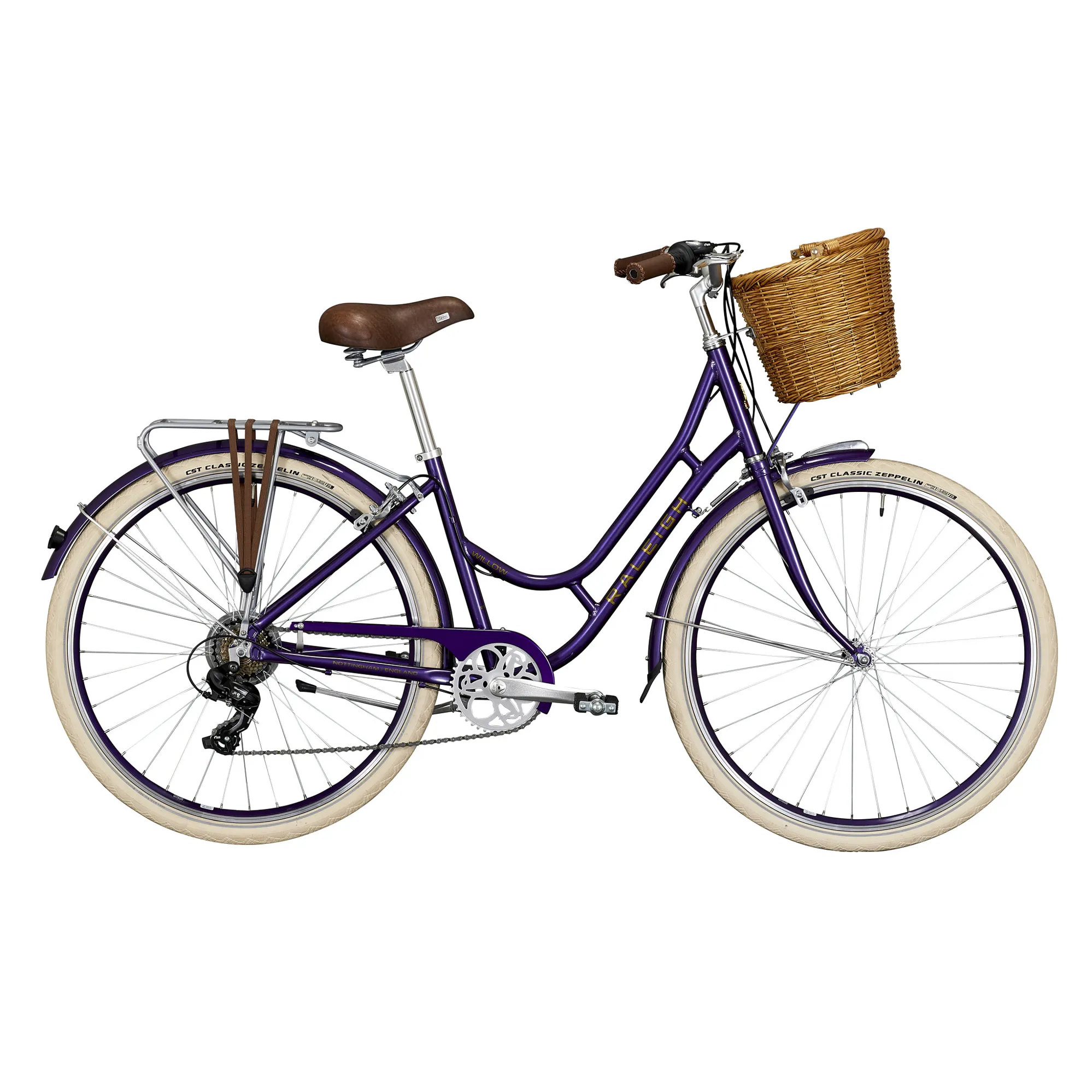 Raleigh Willow Women's Bike in Purple Stylish Urban Ride